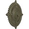 Ekena Millwork Haylynn Ceiling Medallion (Fits Canopies up to 1 1/4"), 29 1/8"OD x 1 1/4"ID x 4"P, Spartan Stone CM29HYSSF - alternate 3